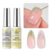 2 Bottles Platinum Gold & Silver Paint Gel 8ml