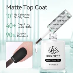 15ml Matte Top Coat -Born Pretty Salon 59221 ZI 1 5ebc6431 337d 44b2 a179 f8a990d1b570