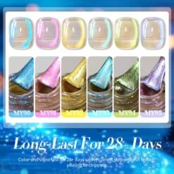 Auroras Cat Magnetic Gel Polish MY90 Angel Tears 10ml -Born Pretty Salon 59222 1 ZI 6