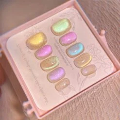 Auroras Cat Magnetic Gel Polish MY91 Angel Tears 10ml -Born Pretty Salon 59222 2 ZI 3