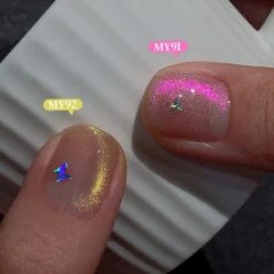 Auroras Cat Magnetic Gel Polish MY92 Angel Tears 10ml -Born Pretty Salon 59222 3 ZI 4