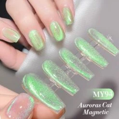 Auroras Cat Magnetic Gel Polish MY94 Angel Tears 10ml -Born Pretty Salon 59222 5 ZI 1
