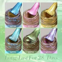 Auroras Cat Magnetic Gel Polish MY94 Angel Tears 10ml -Born Pretty Salon 59222 5 ZI 7