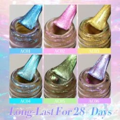 Auroras Cat Magnetic Gel Polish MY95 Angel Tears 10ml -Born Pretty Salon 59222 6 ZI 7