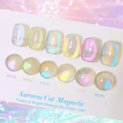 Auroras Cat Magnetic Gel Polish Angel Tears 10ml -Born Pretty Salon 59222 ZI 6
