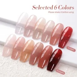 6 Colors Jelly Gel Polish Set Wild Roses 7ml -Born Pretty Salon 59242 ZI 2 23d0eaac 0dc7 4c66 a1ba 51ee09a6fb05