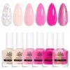 6 Colors BORN PRETTY Pink Nail Polish Set 10ml