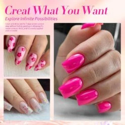 6 Colors BORN PRETTY Pink Nail Polish Set 10ml -Born Pretty Salon 59283 ZI 5