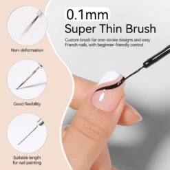 2 Colors Black White Liner Paint Gel 8ml -Born Pretty Salon 59284 ZI 2 60eb0562 d1b6 4f98 a1d3 2017475945a2