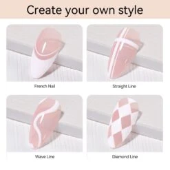 2 Colors Black White Liner Paint Gel 8ml -Born Pretty Salon 59284 ZI 5 5045258f 25be 4be1 a18a 50eca814542d