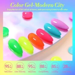 6 Colors Gel Polish Set Modern City 7ml -Born Pretty Salon 59289 ZI 241209 3 b0dbf410 3831 4fc1 a5d3 8adde256db9f