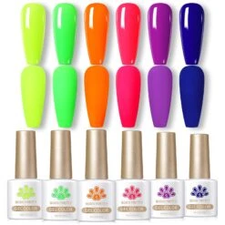 6 Colors Gel Polish Set Cyber City 7ml