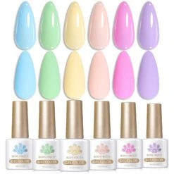 6 Colors Sweet Bloom Color Gel Polish Set 7ml