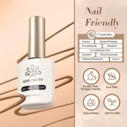 Hema-Free Color Gel Polish #44 15ml -Born Pretty Salon 59454 20 ZI 5