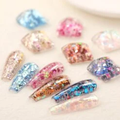 6 Colors BORN PRETTY Glitter Sequins Gel Polish Set Fireworks Series 7ml -Born Pretty Salon 59460 CJT