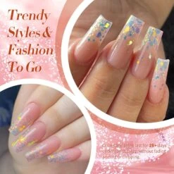 6 Colors BORN PRETTY Glitter Sequins Gel Polish Set Fireworks Series 7ml -Born Pretty Salon 59460 ZI 3