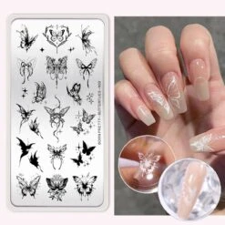 BUTTERFLIES-N09 Nail Stamping Plate