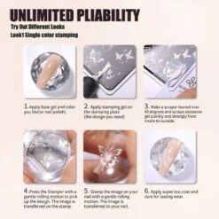 CHURCH WINDOW-N10 Nail Stamping Plate -Born Pretty Salon 59468 ZI 4 35aead56 5d37 46ea 8972 f4bfca755939