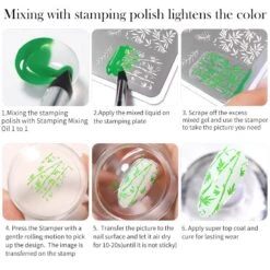5pcs Magician Stamping Nail Kit -Born Pretty Salon 59469 ZHU 10