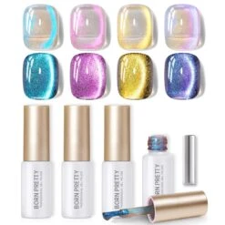 4 Colors Auroras Cat Magnetic Gel Polish Set 5ml
