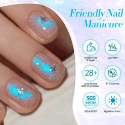 4 Colors Auroras Cat Magnetic Gel Polish Set 5ml 15 4 Colors Auroras Cat Magnetic Gel Polish Set 5ml -Born Pretty Salon 59527 ZI 8