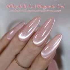 6 Colors Milky Jelly Cat Magnetic Gel Polish Set 7ml -Born Pretty Salon 59591 ZI 6