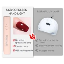 3W Type-C USB Cordless Hand Light Nail Dryer -Born Pretty Salon 59597 ZHU 10