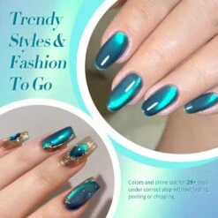 Sea Blue Cat Magnetic Gel Polish 15ml -Born Pretty Salon 59612 ZI 3 d27ab115 55c4 49e0 8aa0 8d7300e1220a