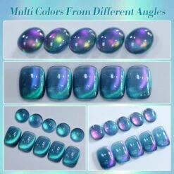 Sea Blue Cat Magnetic Gel Polish 15ml -Born Pretty Salon 59612 ZI 6 ec9fae63 bfb4 4836 9571 462b908c9814