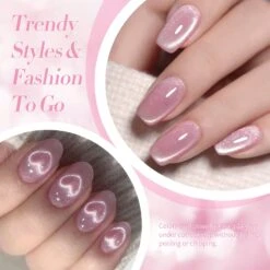 Jelly Pink Cat Magnetic Gel Polish 15ml -Born Pretty Salon 59613d