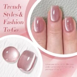 Dried-rose Moonlight Cat Magnetic Gel Polish 15ml -Born Pretty Salon 59670 Z1