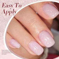 Pink Snow Glitter Jelly Gel Polish 15ml -Born Pretty Salon 59678 ZI 5
