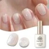Nude Snow Glitter Jelly Gel Polish 15ml
