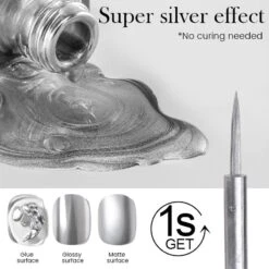 Metal Watercolor Nail Polish 10ml -Born Pretty Salon 59707 ZI 7 25ce3f76 321e 4c68 a14d 315600385307