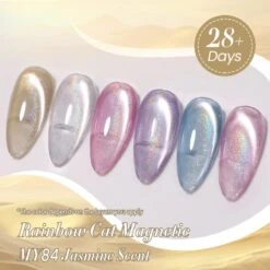 Water Light Cat Magnetic Gel Polish MY84 Jasmine Scent 10ml -Born Pretty Salon 59708 1 ZI 5
