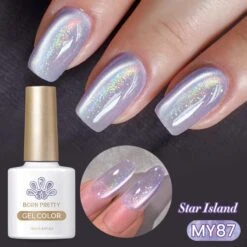 Water Light Cat Magnetic Gel Polish MY87 Star Island 10ml