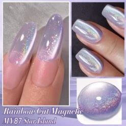 Water Light Cat Magnetic Gel Polish MY87 Star Island 10ml -Born Pretty Salon 59708 4 ZI 4