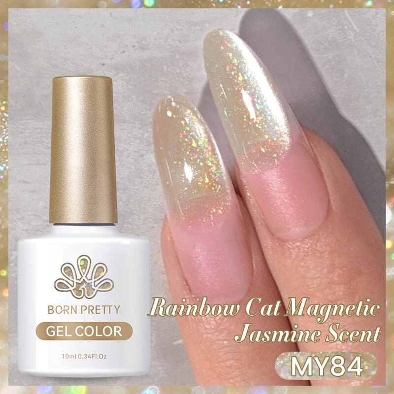 Water Light Rainbow Cat Magnetic Gel Polish MY84-MY89 10ml 7 Water Light Rainbow Cat Magnetic Gel Polish MY84-MY89 10ml - Image 7