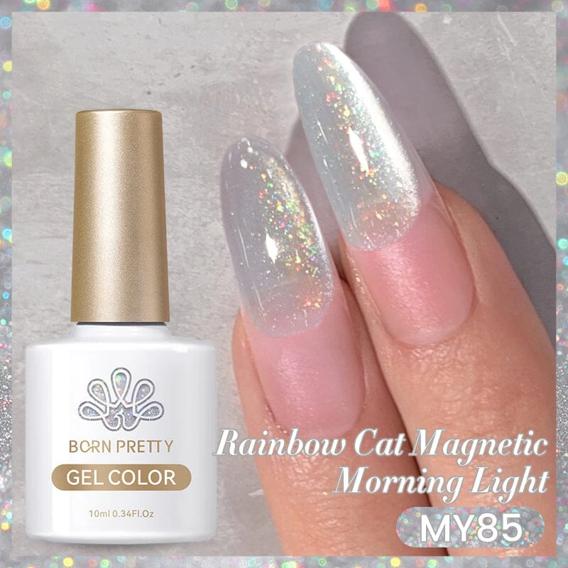 Water Light Rainbow Cat Magnetic Gel Polish MY84-MY89 10ml 8 Water Light Rainbow Cat Magnetic Gel Polish MY84-MY89 10ml - Image 8