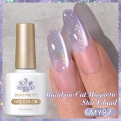 Water Light Rainbow Cat Magnetic Gel Polish MY84-MY89 10ml 25 Water Light Rainbow Cat Magnetic Gel Polish MY84-MY89 10ml -Born Pretty Salon 59708 SXB 4