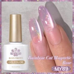 Water Light Rainbow Cat Magnetic Gel Polish MY84-MY89 10ml 27 Water Light Rainbow Cat Magnetic Gel Polish MY84-MY89 10ml -Born Pretty Salon 59708 SXB 6