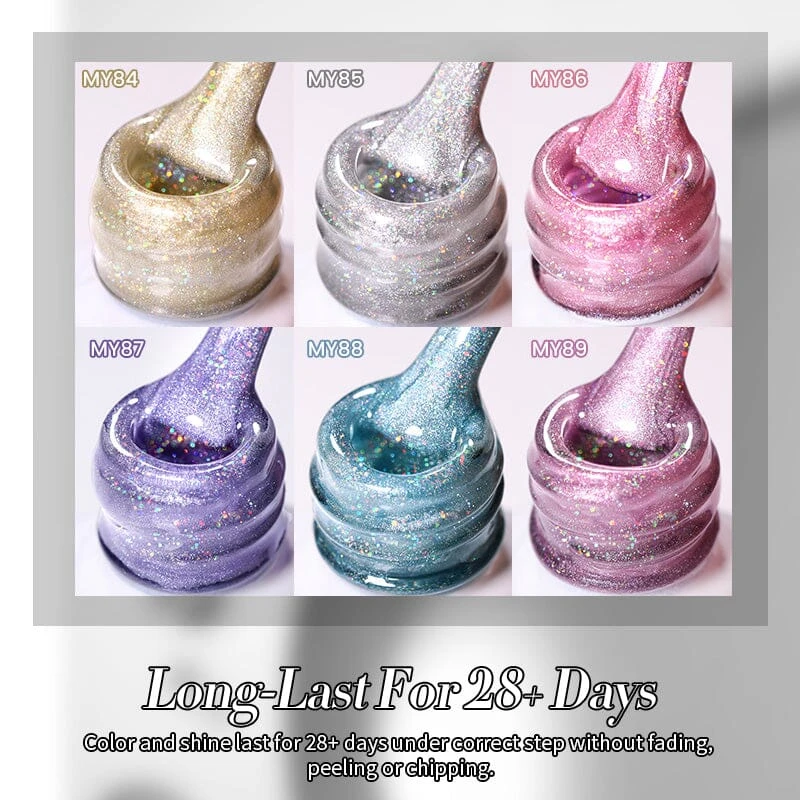 Water Light Rainbow Cat Magnetic Gel Polish MY84-MY89 10ml 6 Water Light Rainbow Cat Magnetic Gel Polish MY84-MY89 10ml - Image 6