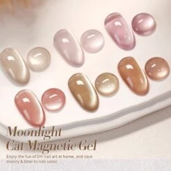 6 Colors Moonlight Cat Magnetic Gel Polish Set 7ml -Born Pretty Salon 59711 ZI 5