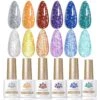 6 Colors BORN PRETTY Colorful Reflective Gel Polish Set 7ml