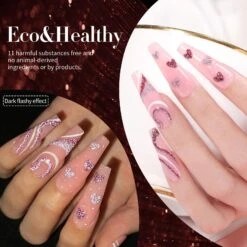 6 Colors BORN PRETTY Red Black Reflective Glitter Gel Polish Set 7ml -Born Pretty Salon 59740 ZI 5