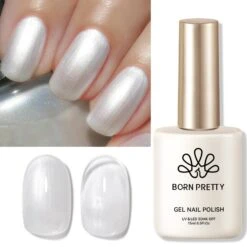 White Moonlight Pearl Shimmery Pearl Gel Polish 15ml