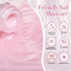 Shimmery Pearl Gel Polish Ballet Slipper 15ml -Born Pretty Salon 59758 ZI 7