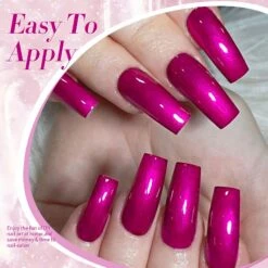 Purple Fuchsia Flame Shimmery Pearl Gel Polish 15ml -Born Pretty Salon 59760 ZI 5