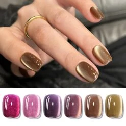 6 Colors Cat Magnetic Gel Polish Set Mystic Twilight 7ml -Born Pretty Salon 59786 ZHU 2