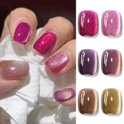 6 Colors Cat Magnetic Gel Polish Set Mystic Twilight 7ml -Born Pretty Salon 59786 ZHU 3